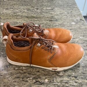 TRUE LINKSWEAR OG Premium Tour Mens 13 US Brown Leather Golf Sneakers Shoes NOS